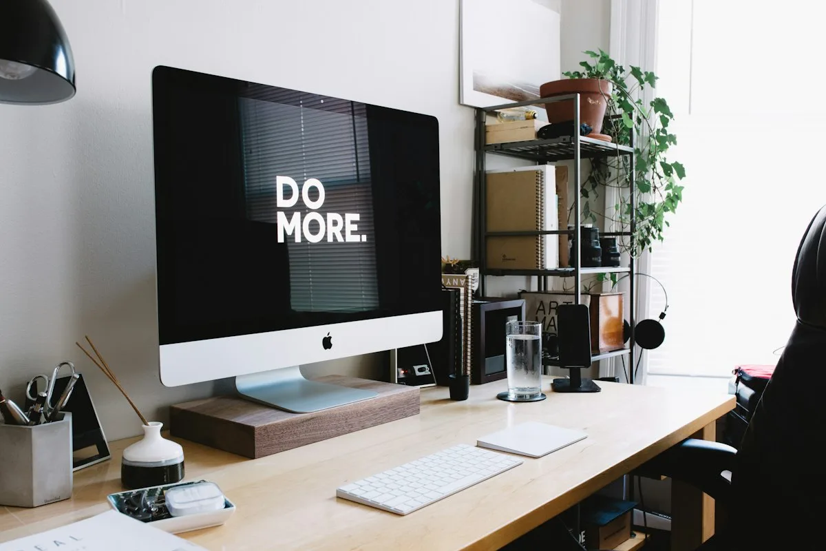 Custom WordPress website on computer